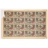Image 1 : Cuba 1869 Uncut Sheet Cincuenta Centavos Scrip Notes [199212]