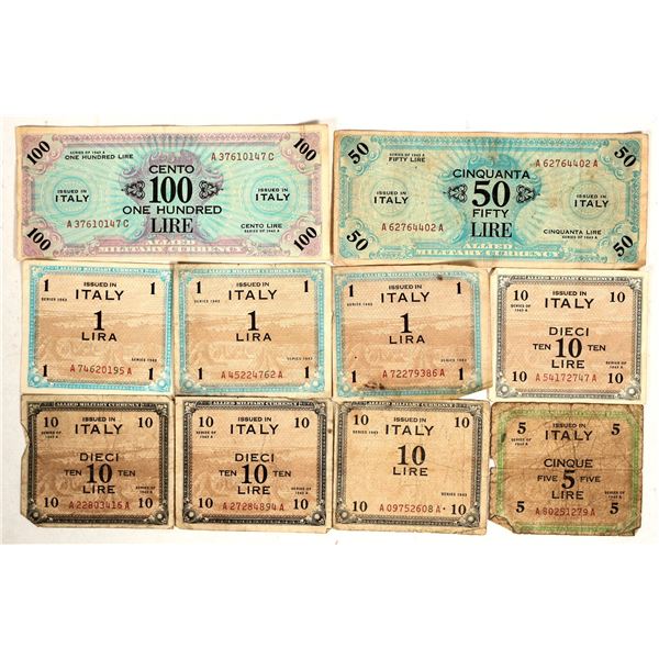 Allied Military Currency Italy 1943  (9) [199997]