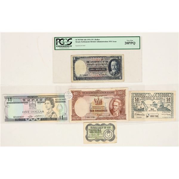 Pacific Island Currency (5) [199988]
