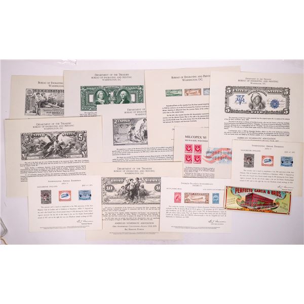 Bureau of Engraving and Printing Currency Prints [199241]