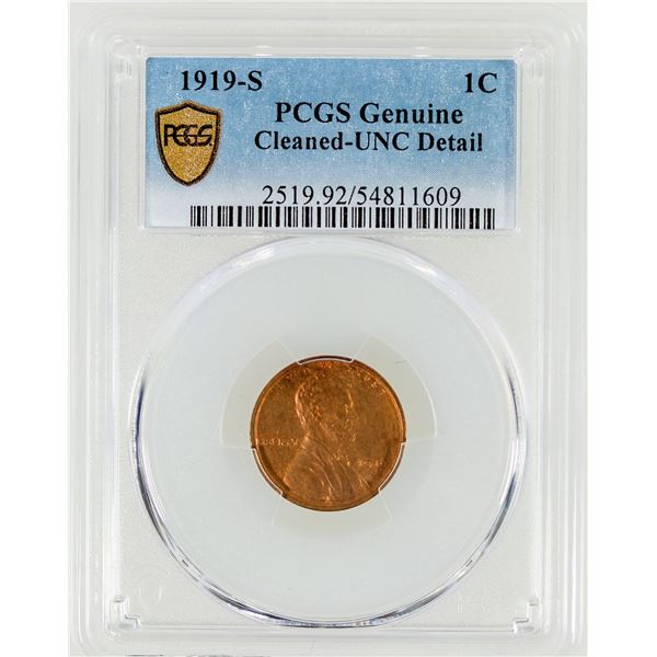 1919-S Lincoln Cent PCGS [198487]
