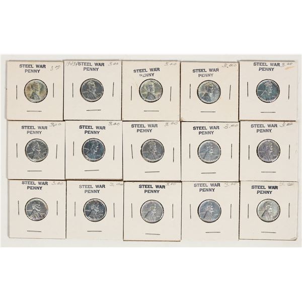Steel War Pennies 1943 (15)  [198857]