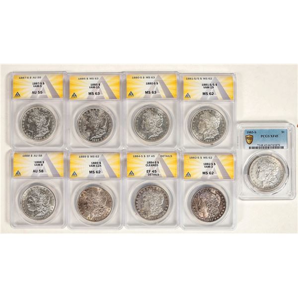 Morgan Dollars 1880s (9) [199052]