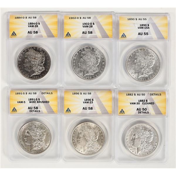 Morgan Dollars AU (6) [199016]