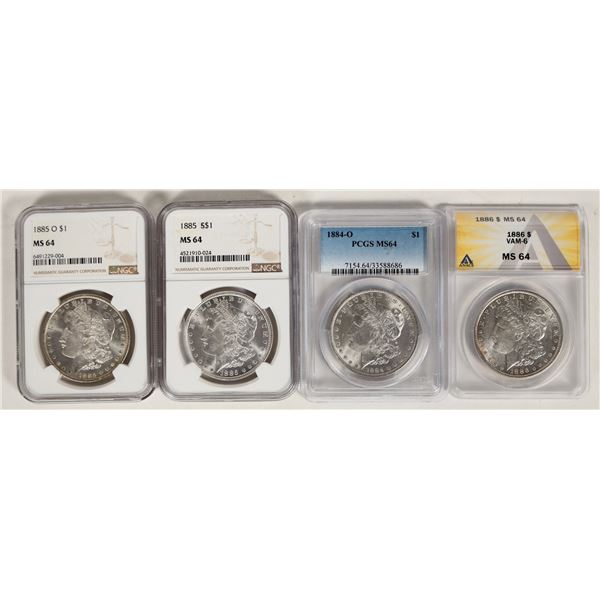 Morgan Dollars MS 64 (4) [199059]