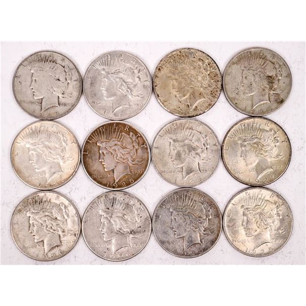Peace Dollars (12) [199252]