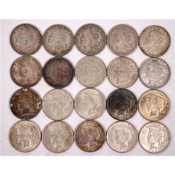 Mixed Roll of U. S. Silver Dollars (20) [199257]