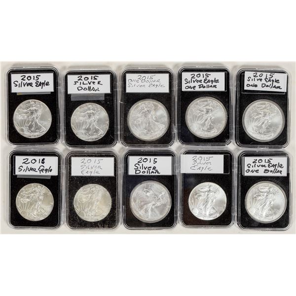 U.S. Silver Eagles 2015 (10) [198771]