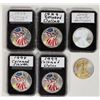 Image 1 : U. S. Silver Eagles Colorized (6) [198627]