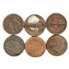 Image 1 : Counter Stamped Large Cents (6) [198298]