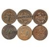 Image 2 : Counter Stamped Large Cents (6) [198298]