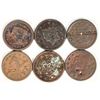 Image 1 : Counter Stamped Large Cents (6) [198299]