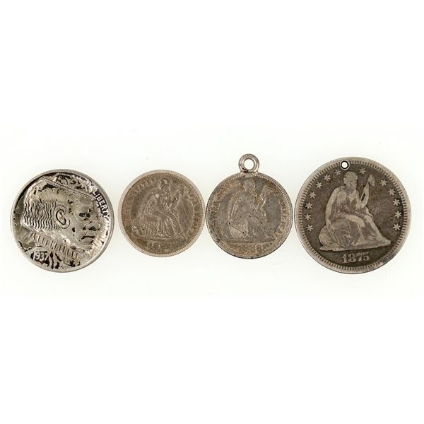 Love Tokens & Carved Coins (4) [199805]