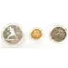 Image 2 : U. S. Olympic 1992 Three Coin Proof Set [199592]