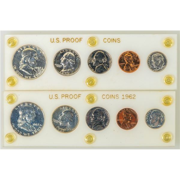 U. S. Proof Sets: 1957 & 1962 [189891]