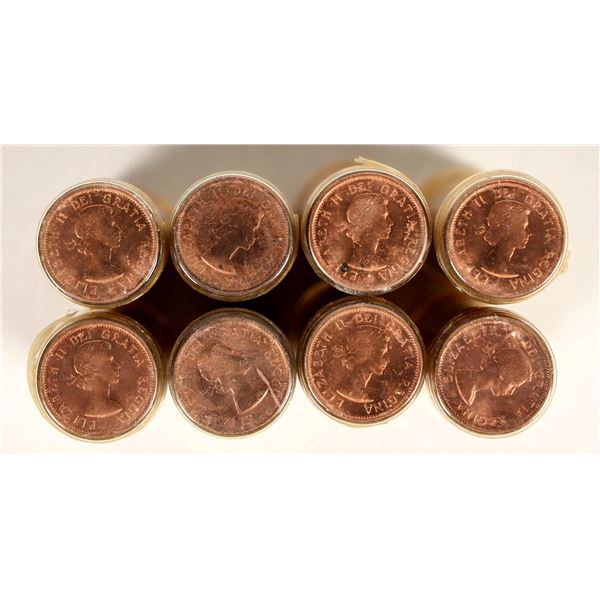 Canada BU Cent Rolls 1959/1960 (20) [199510]