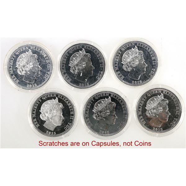 One Crown Coins with Gemstones (6) [198618]