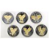 Image 2 : One Crown Coins with Gemstones (6) [198618]