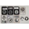 Image 1 : Foreign One Ounce Silver Coin Group (9) [198765]