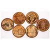 Image 2 : California Missions Bronze Medals (6) [199213]