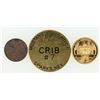 Image 1 : Movie: Virginia City (1940) Rare Medal, Brothel Token, Scarce Budweiser Token [198461]