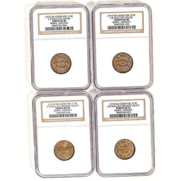 E.B. Wallace Tokens (4) [197116]