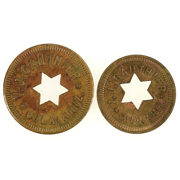 Pair of Gila Bend, AZ Trade Tokens [198409]