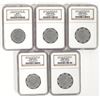 Image 1 : Idle Hour Billiard Hall Tokens (5) [197161]