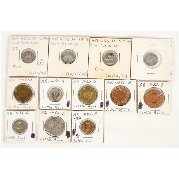 Arkansas Transportation Token Collection (12) [198799]