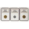 Image 1 : NGC Graded Bakersfield Tokens (3) [197123]