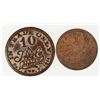 Image 2 : Cutler Mercantile Tokens (2) [198284]