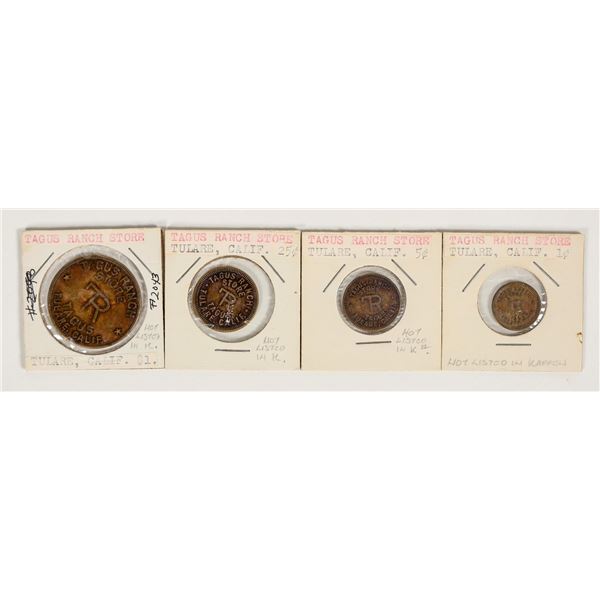 Tagus Ranch Store Token Set (4)  [198327]