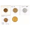 Image 1 : Central California Tokens (5) [198278]