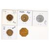 Image 2 : Central California Tokens (5) [198278]