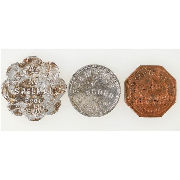 Unlisted California Tokens (3) [198394]