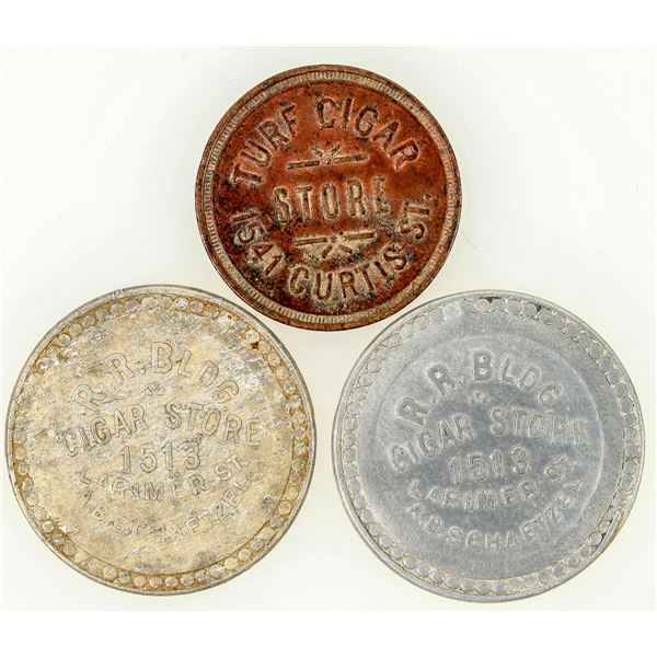 Denver Maverick Cigar Tokens (3) [199133]