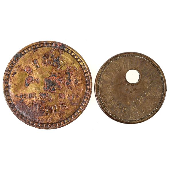 Shorty Evans/Silver Standard Tokens (2) [198411]