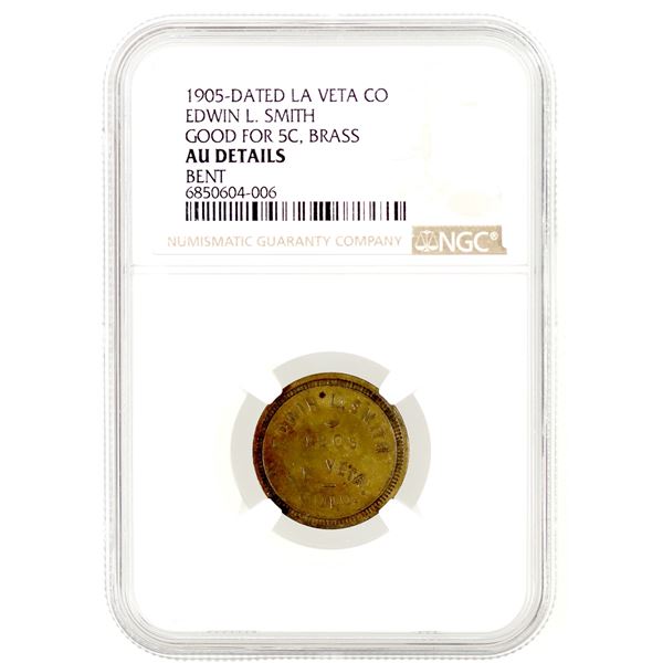Smith Token, La Veta, Colorado; Unlisted denom. in Pritchard [199075]