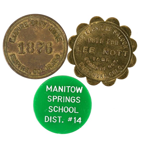 Colorado Tokens (3) [198416]