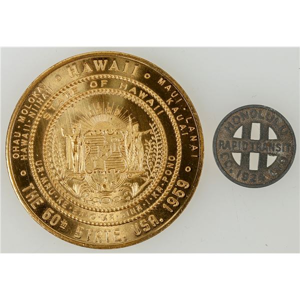 Honolulu Rapid Transit Token/Statehood Dollar [194774]