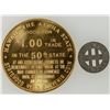 Image 2 : Honolulu Rapid Transit Token/Statehood Dollar [194774]