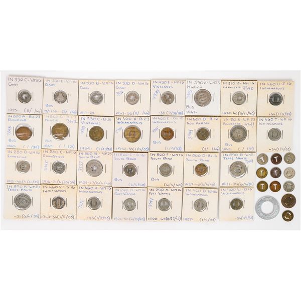 Indiana Transportation Token Collection (42) [198807]