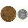 Image 1 : Goldfield, Nevada Trade Tokens (2) [198454]