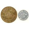 Image 2 : Goldfield, Nevada Trade Tokens (2) [198454]