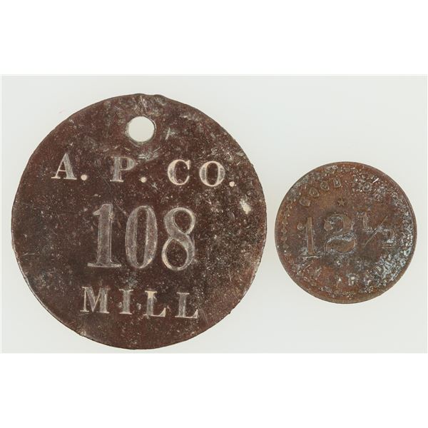 Defunct Nevada Ghost Town Token & Company Tag [197655]