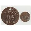 Image 1 : Defunct Nevada Ghost Town Token & Company Tag [197655]