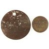 Image 2 : Defunct Nevada Ghost Town Token & Company Tag [197655]