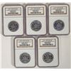 Image 1 : C.  Wiede & Son Tokens: MS 67 (5) [197143]