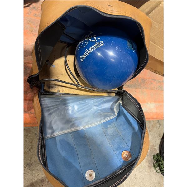 Seattle Seahawks bowling ball