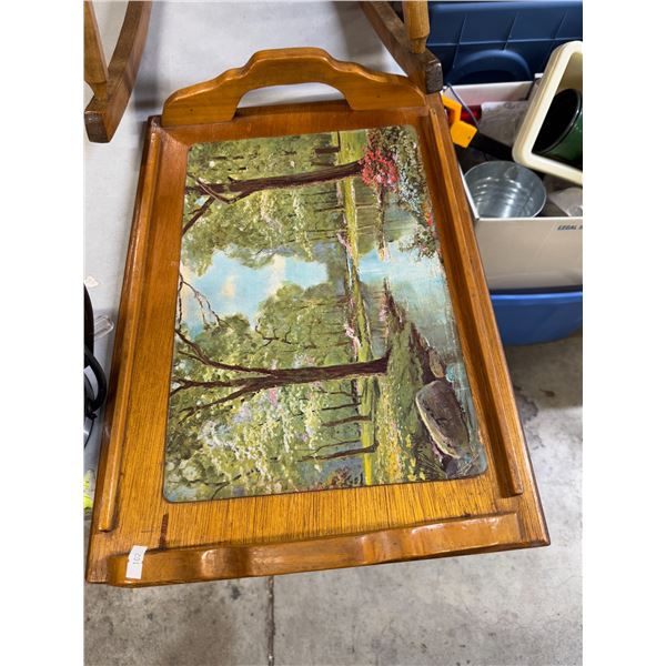 Wood tray